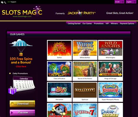 Slots magic casino bonus